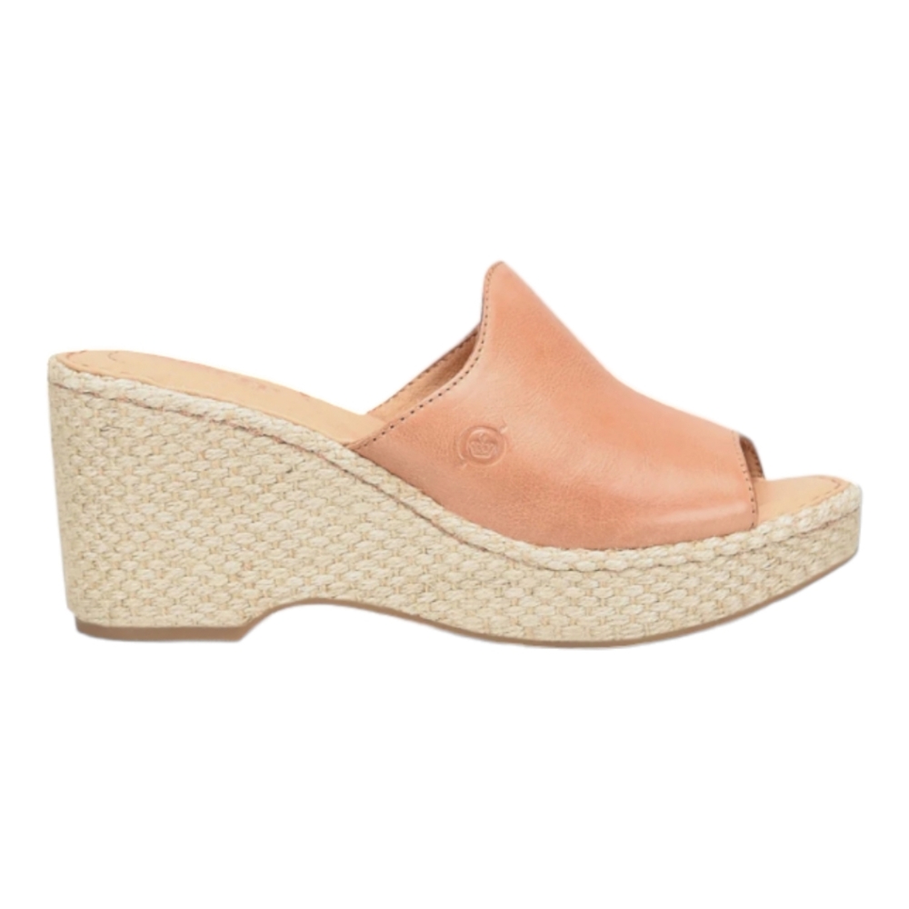 Børn Natural Lilah Leather Espadrille  Women Size 11 - Picture 2 of 8